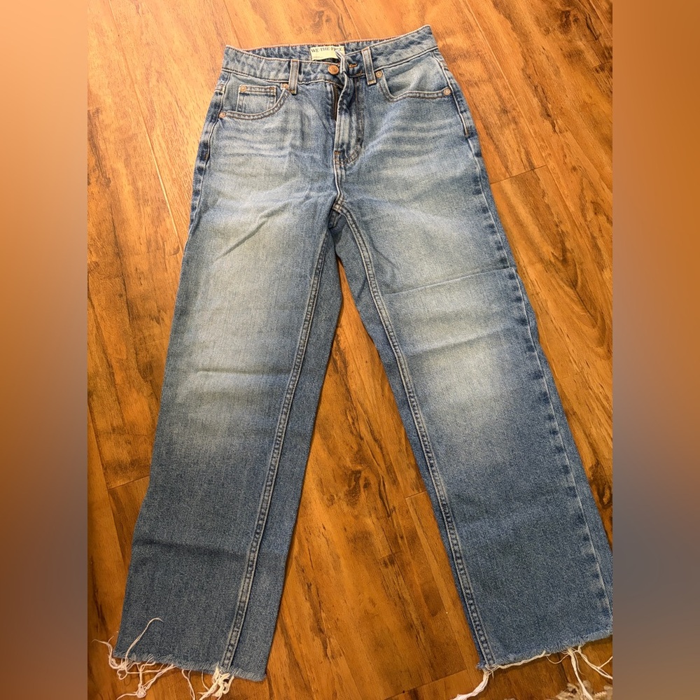 We The Free Light Blue Straight Jeans
